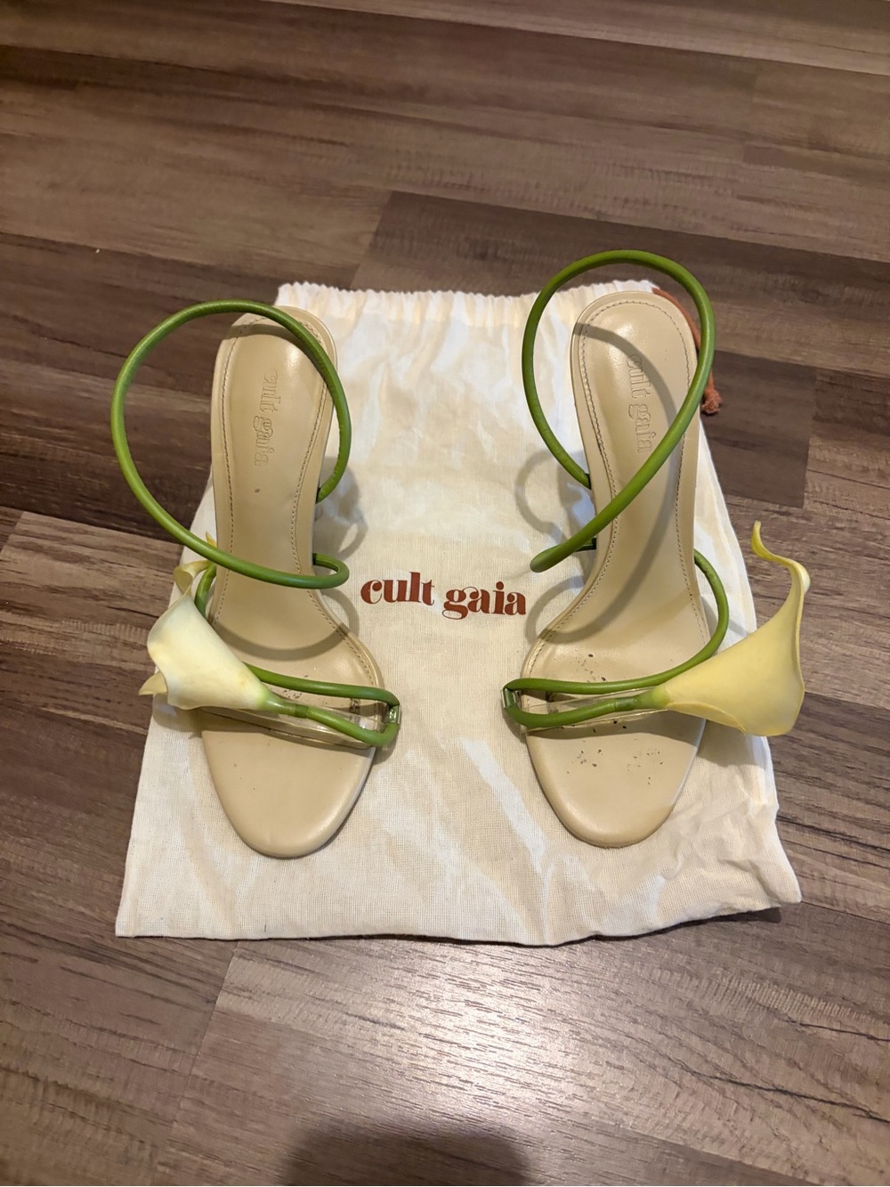 Cult Gaia  Cassidy Sandal Leather Heels - Picture 4 of 10